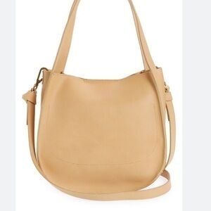 Madewell the Sydney shoulder bag in natural leather